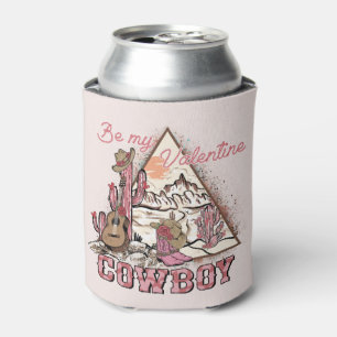 Be My Valentine Cowboy Can Cooler