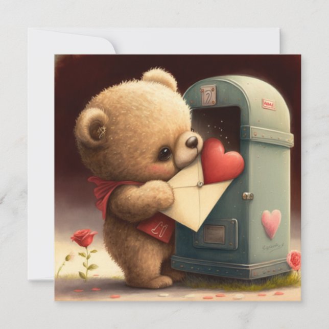 Be my valentine custom card (Front)