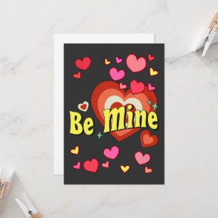 Be my valentine custom Valentine's Day Card