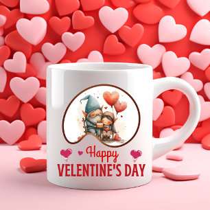 Be My Valentine? - Devoted Devotion Two-Tone Coffee Mug