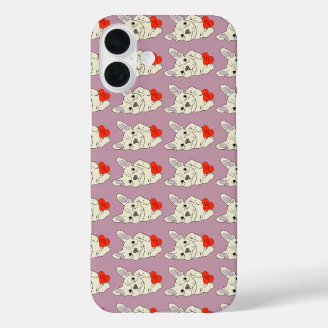 Be my Valentine, dog Case-Mate iPhone Case (Back)