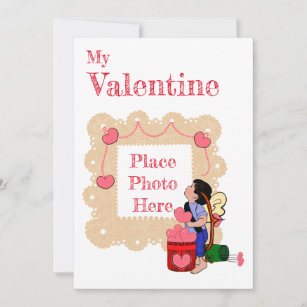 Be My Valentine Flat Holiday Card