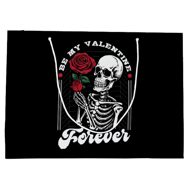 Be My Valentine Forever Large Gift Bag (Back)