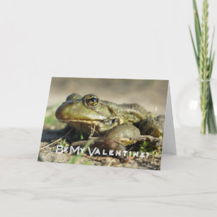 Be My Valentine. Frog The Prince Greeting card