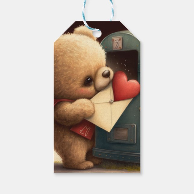 Be my valentine gift tag (Front)