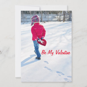 BE MY VALENTINE HOLIDAY CARD