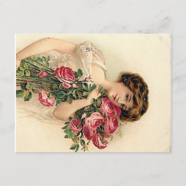 Be my Valentine Holiday Postcard (Front)