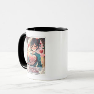 Be My Valentine in Manga Style 31470 Mug
