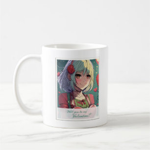 Be My Valentine in Manga Style 33420 Coffee Mug