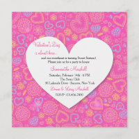 Be My Valentine Invitation
