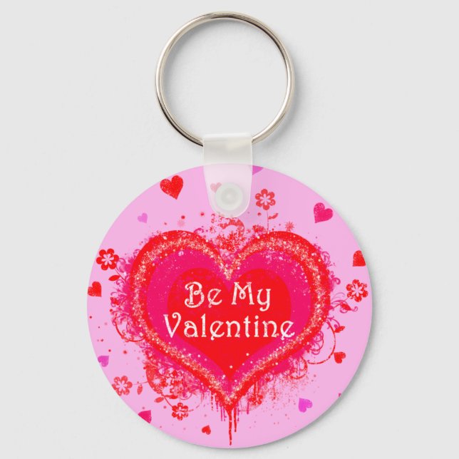 Be My Valentine Key Ring (Front)