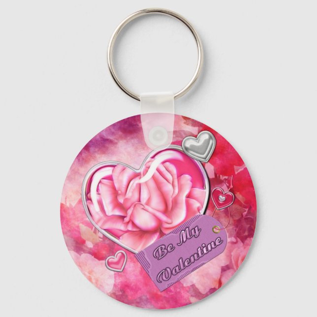 Be My Valentine Key Ring (Front)