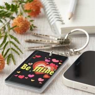 Be my valentine key ring