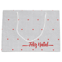 Be my Valentine Knit Heart Large Gift Bag