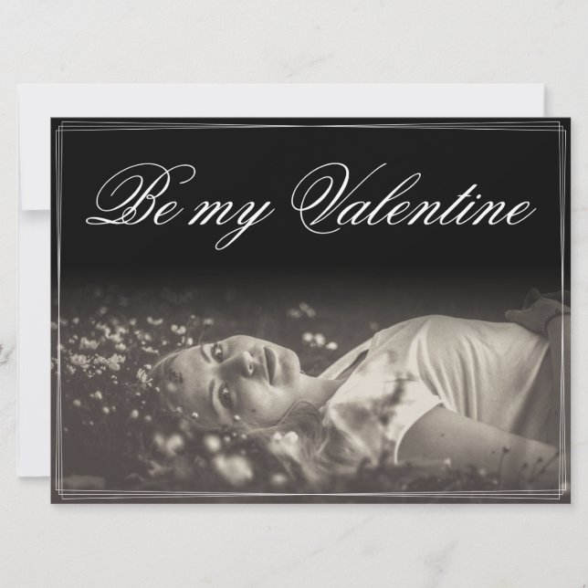 Be my Valentine - lying young woman (Front)