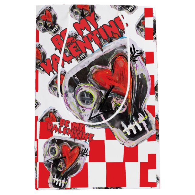 BE MY VALENTINE MEDIUM GIFT BAG (Front)
