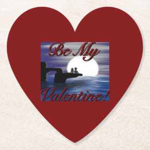 "Be My Valentine" Paper Coaster