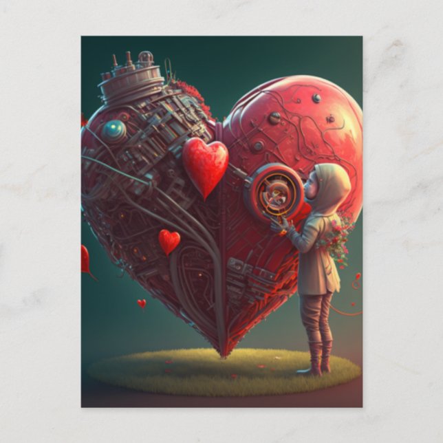 Be my Valentine    Postcard (Front)