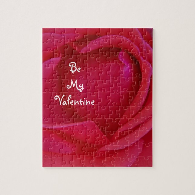 Be My Valentine Rose Puzzle (Vertical)