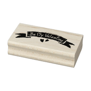 Be My Valentine Rubber Stamp