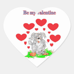 Be My Valentine /Sarr Heart Sticker