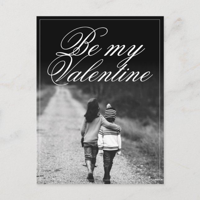Be My Valentine  - Side by Side Postcard (Front)