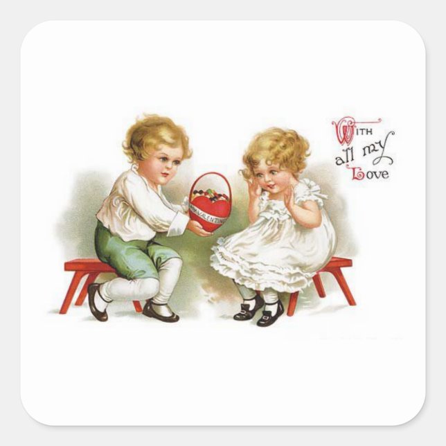 Be My Valentine Sticker Set (Front)