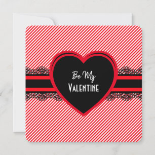 Be My Valentine Striped