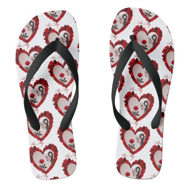 Be My Valentine ❤️ Thongs (Footbed)