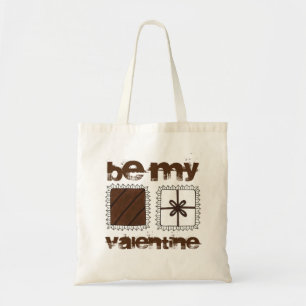 Be My Valentine Valentine's Day Chocolate Bonbon Tote Bag