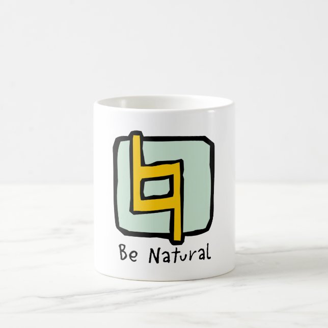 Be Natural Coffee Mug (Center)