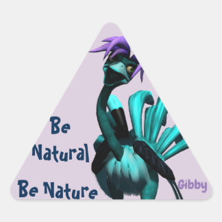 Be Natural Stickers