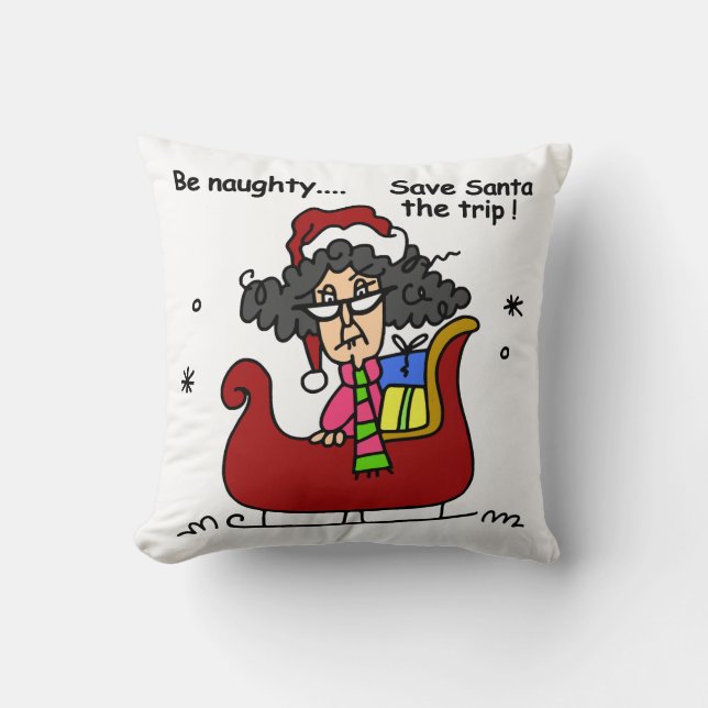 Be Naughty Cushion (Front)