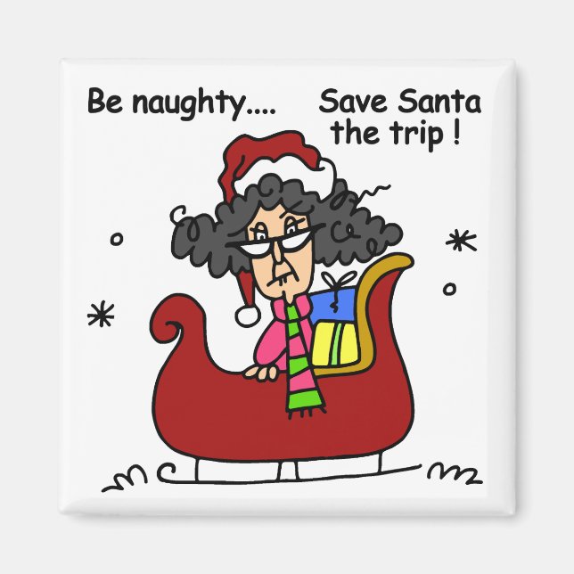 Be Naughty Magnet (Front)