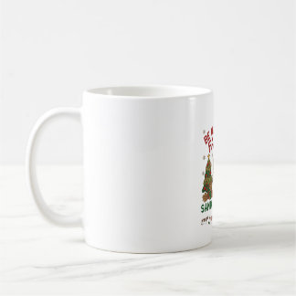 Be Nice Farmer Santa Christmas Farm Animals Coffee Mug