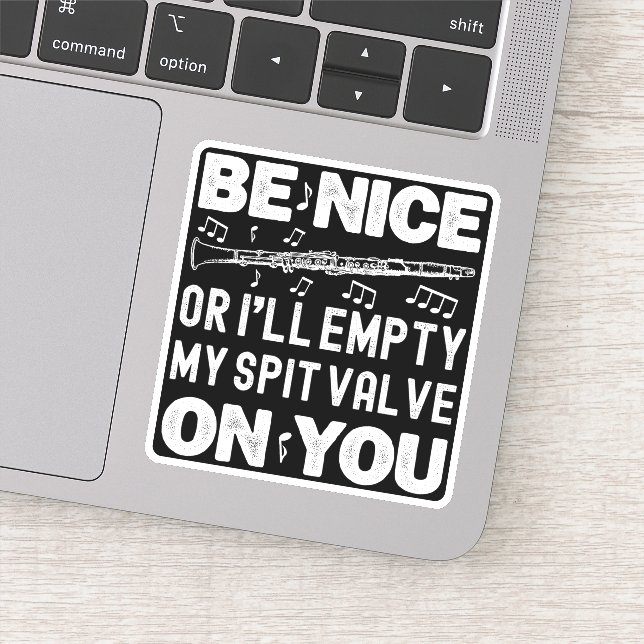 Be Nice I'll Empty My Spit Valve Clarinet Player (Detail)