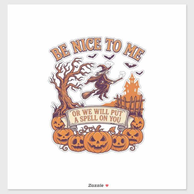 Be Nice Me Halloween Witch Broom Pumpkins_1 (Sheet)
