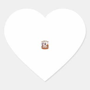 Be Nice Me Halloween Witch Broom Pumpkins_1 Heart Sticker