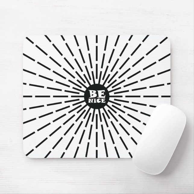 Be Nice Mouse Pad (With Mouse)