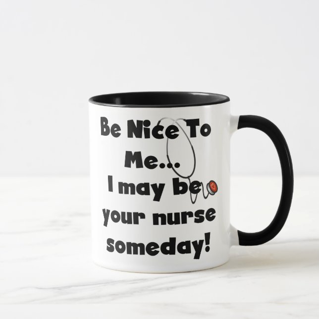 Be Nice Nurse Mug (Right)