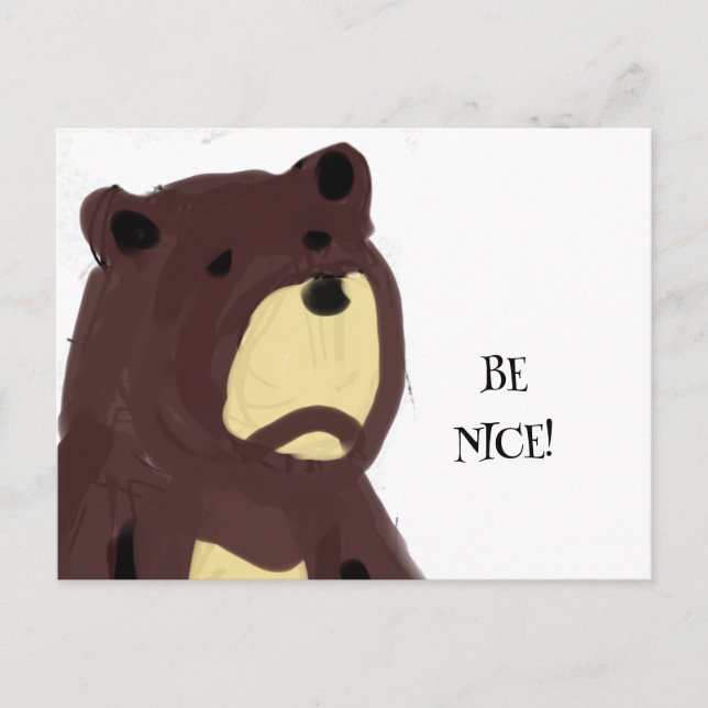 Be Nice Postcard (Front)