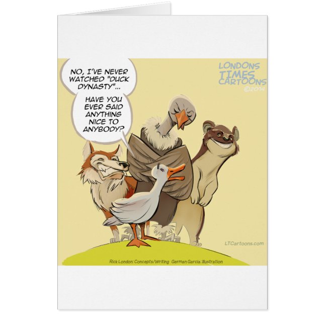 Be Nice To Ducks Funny (Front)