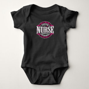 Be nice to me i may be your Nurse Baby Bodysuit