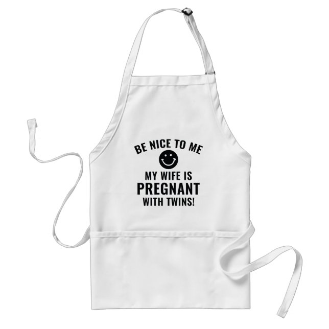 Be Nice To Me Standard Apron (Front)