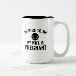 Be Nice To Me Two-Tone Coffee Mug