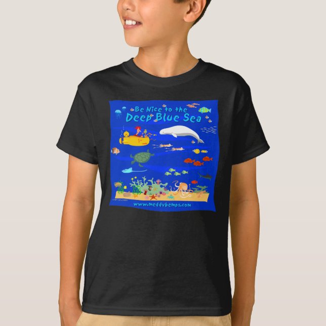 Be Nice to the Deep Blue Sea T-Shirt (Front)