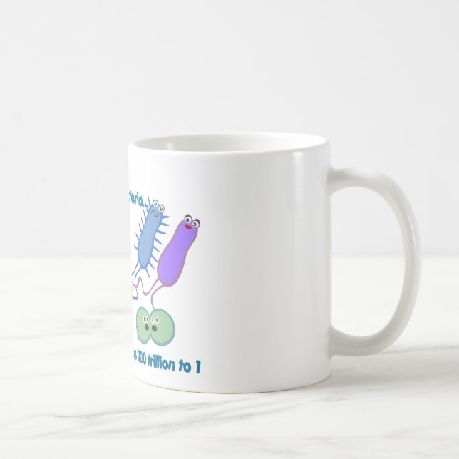 Be Nicer to Bacteria Coffee Mug (Right)