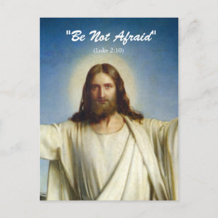 "Be Not Afraid" Custom Postcard