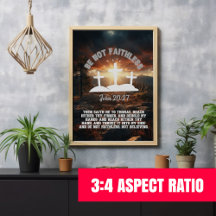 Be Not Faithless John 20:27 Bible Verse |3:4 Ratio