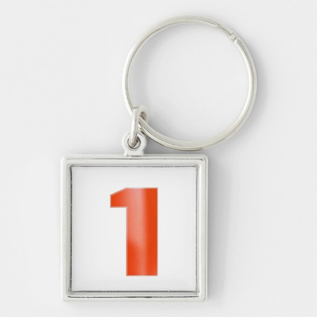 Be NUMBER ONE - Keep right colour image associatio Key Ring (Front)